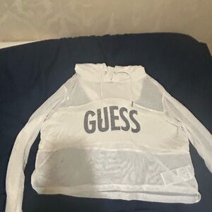 Guess Classic White Hoodie